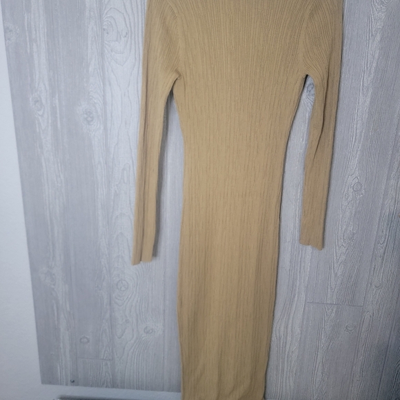 NWT Open Edit Long Sleeve Rib Cardigan Dress - Picture 4 of 4